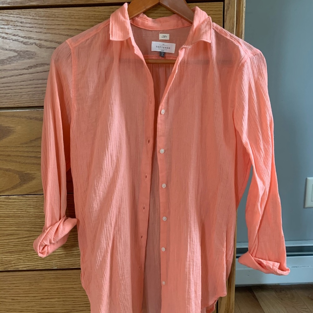 Loft “softened shirt” button down